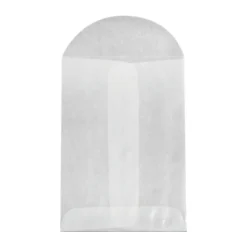 LUX Open-End Envelopes, 3" x 4 1/2", Flap Closure, Glassine, Pack Of 250