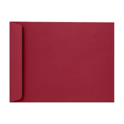 LUX Open-End 9" x 12" Envelopes, Peel & Press Closure, Garnet Red, Pack Of 1,000