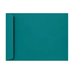 LUX Open-End 10" x 13" Envelopes, Peel & Press Closure, Teal, Pack Of 1,000