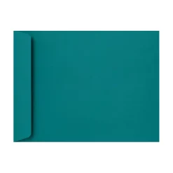 LUX Open-End 10" x 13" Envelopes, Peel & Press Closure, Teal, Pack Of 500