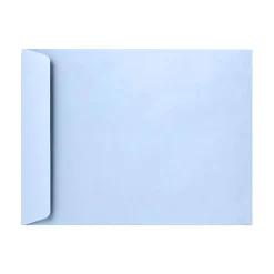 LUX Open-End 9" x 12" Envelopes, Peel & Press Closure, Baby Blue, Pack Of 50