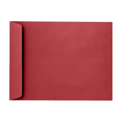 LUX Open-End 10" x 13" Envelopes, Peel & Press Closure, Ruby Red, Pack Of 1,000
