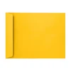 LUX Open-End 9" x 12" Envelopes, Peel & Press Closure, Sunflower Yellow, Pack Of 50