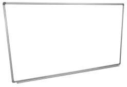 Luxor Magnetic Dry-Erase Whiteboard, 72" x 40", Aluminum Frame With Silver Finish