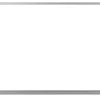 Luxor Magnetic Dry-Erase Whiteboard, 36" x 24", Aluminum Frame With Silver Finish