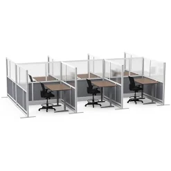 Luxor Modular Room Divider Wall System Add-On, 53