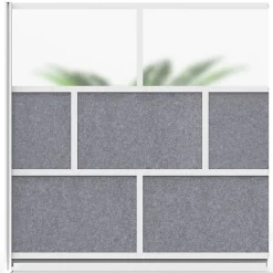 Luxor Modular Room Divider Wall System Add-On, 70