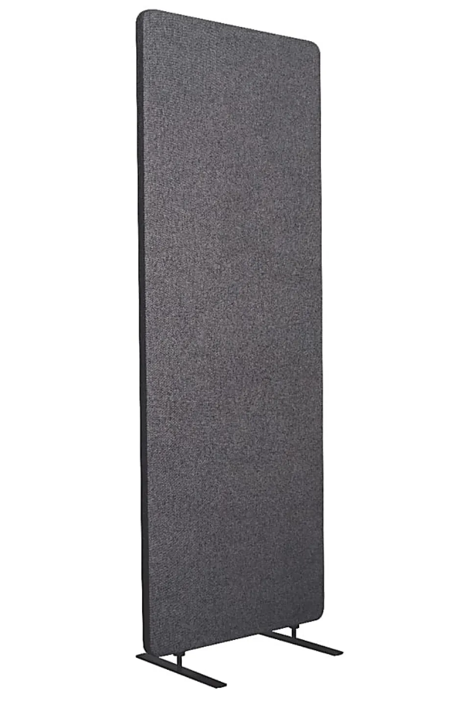 Luxor RECLAIM Acoustic Privacy Expansion Panel, 66"H x 24"W, Slate Gray