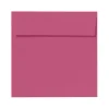 LUX Square Envelopes, 6 1/2" x 6 1/2", Peel & Press Closure, Magenta, Pack Of 50