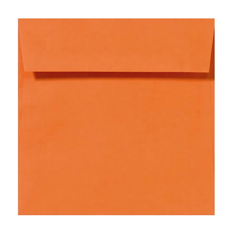 LUX Square Envelopes, 5 1/2" x 5 1/2", Peel & Press Closure, Garnet Red, Pack Of 250