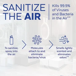 Lysol Air Sanitizer Spray, Light Breeze, 10 oz Aerosol Spray