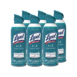 LYSOL® Air Sanitizer Spray - Simple Fresh 10 oz., Case of 6 cans