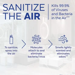 LYSOL® Air Sanitizer Spray - Simple Fresh 10 oz., Case of 6 cans