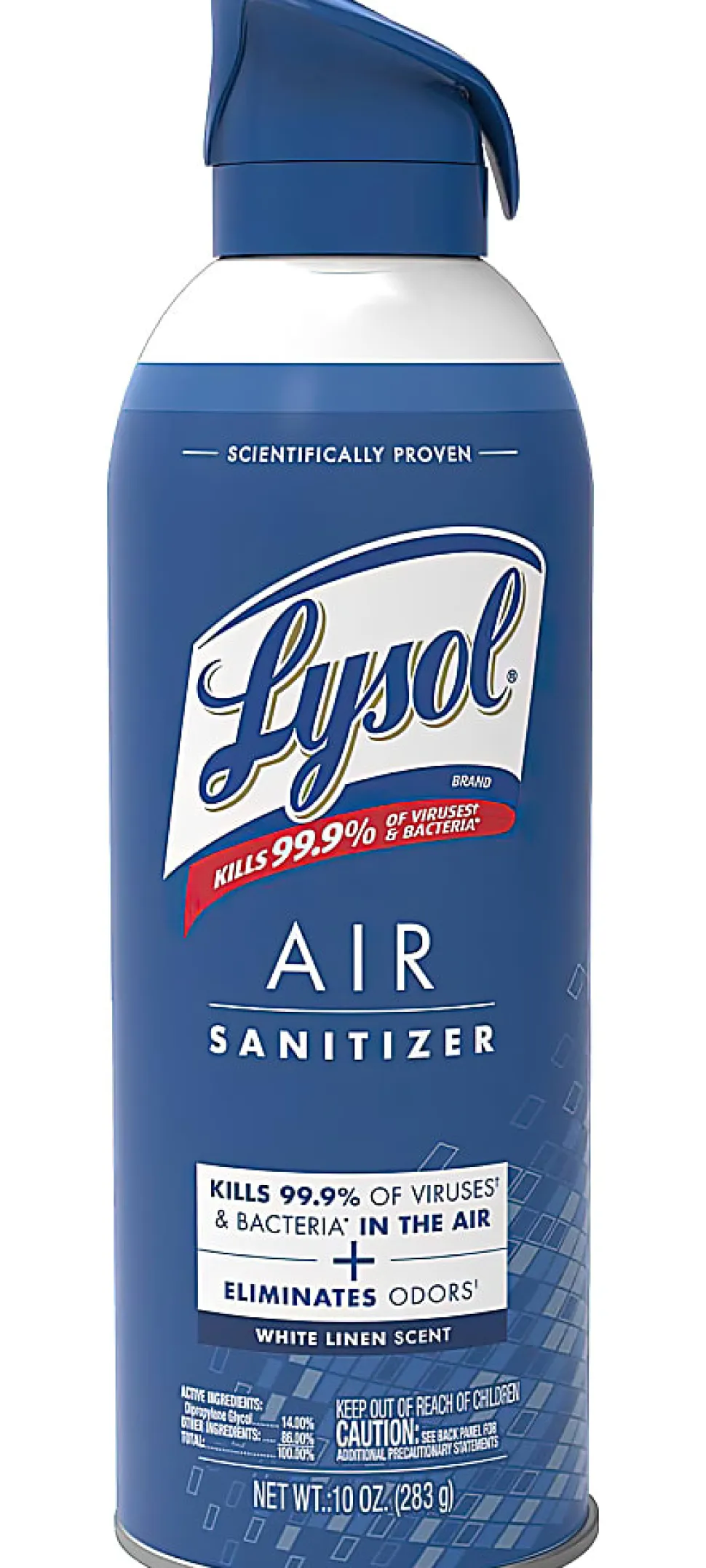LYSOL® Air Sanitizer Spray - White Linen 10 oz., Case of 6 bottles