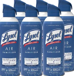 LYSOL® Air Sanitizer Spray - White Linen 10 oz., Case of 6 bottles