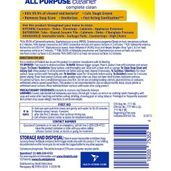 Lysol All-Purpose Cleaner, Lemon Scent, 1 Quart