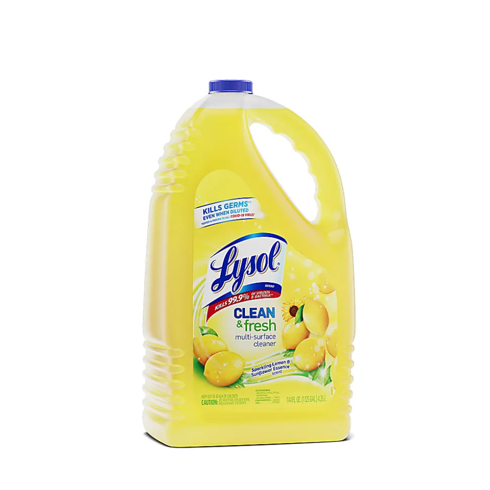 Lysol® Clean & Fresh Multi-Surface Cleaner, Sparkling Lemon & Sunflower Essence Scent, 144 Oz Bottle