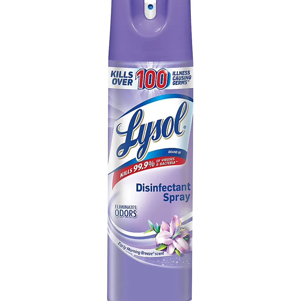 Lysol® Disinfectant Aerosol Spray, Early Morning Breeze Scent, 19 Oz Can