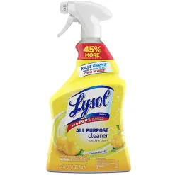 Lysol® Disinfectant All-Purpose Cleaner, Lemon Breeze Scent, 32 Oz Bottle, Box Of 12