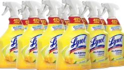Lysol® Disinfectant All-Purpose Cleaner, Lemon Breeze Scent, 32 Oz Bottle, Box Of 12