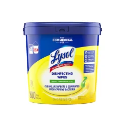 Lysol Disinfecting Wipe Bucket w/Wipes - Lemon & Lime Blossom Scent - 8