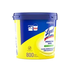 Lysol Disinfecting Wipe Bucket w/Wipes - Lemon & Lime Blossom Scent - 8