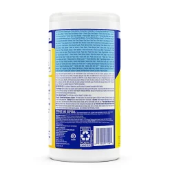 Lysol® Disinfecting Wipes, Lemon & Lime Blossom Scent, 80 Sheets Per Tub, Box Of 6