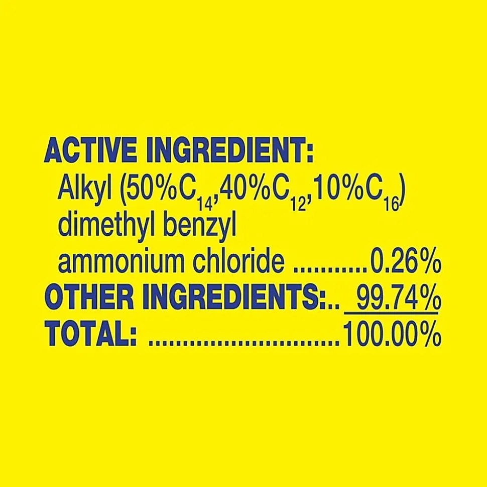 Lysol® Dual-Action Disinfecting Wipes, Citrus Scent, 7" x 7.25", Container Of 75