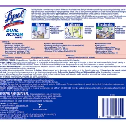 LYSOL® Dual Action Wipes - 75 ct., Carton of 6