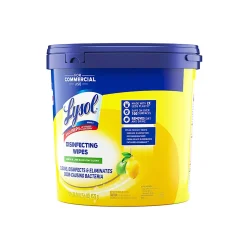 Lysol® Professional Disinfecting Wipe Buckets, 8” x 6”, White, 800 Sheets Per Bucket, Set Of 2 Buckets