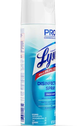 Lysol® Professional Disinfectant Spray, Fresh Scent, 19 Oz Bottle