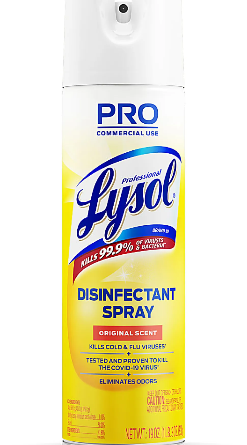 Lysol® Professional Disinfectant Spray, Original Scent, 19 Oz Bottle