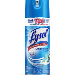 Lysol Spring Waterfall Disinfectant Spray - Ready-To-Use Spray - 12.5 fl oz (0.4 quart) - Spring Waterfall Scent - 1 Each - Clear