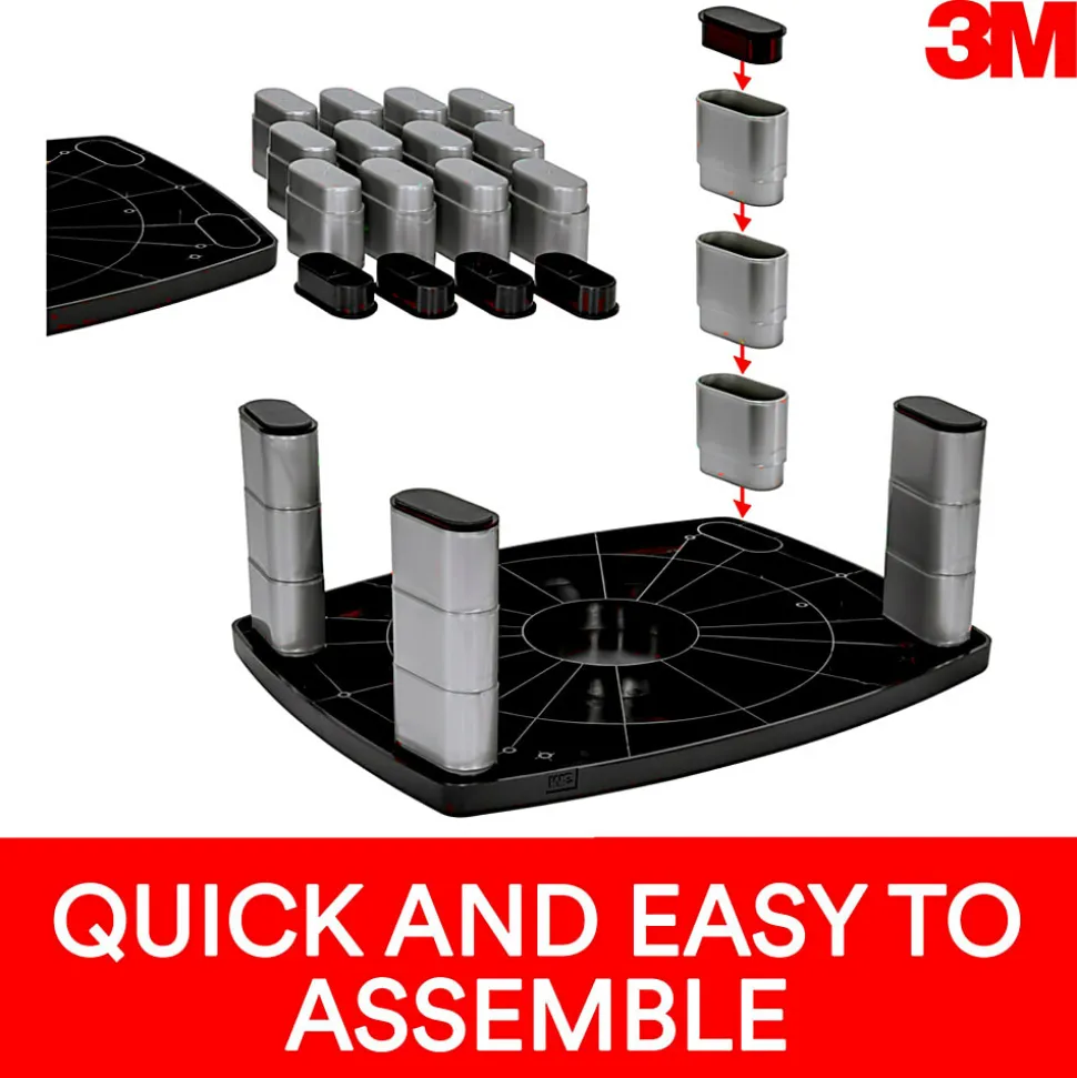 3M™ Adjustable-Height Monitor Stand