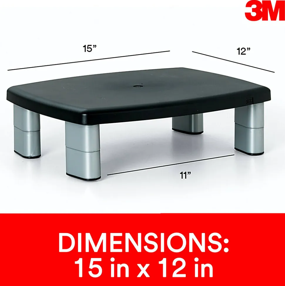 3M™ Adjustable-Height Monitor Stand