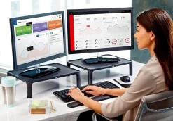 3M™ Adjustable-Height Monitor Stand, MS85B