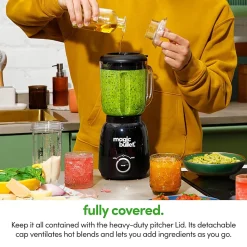 Magic Bullet Full Size Blender Combo, 48 Oz, Matte Black, Total Qty 1