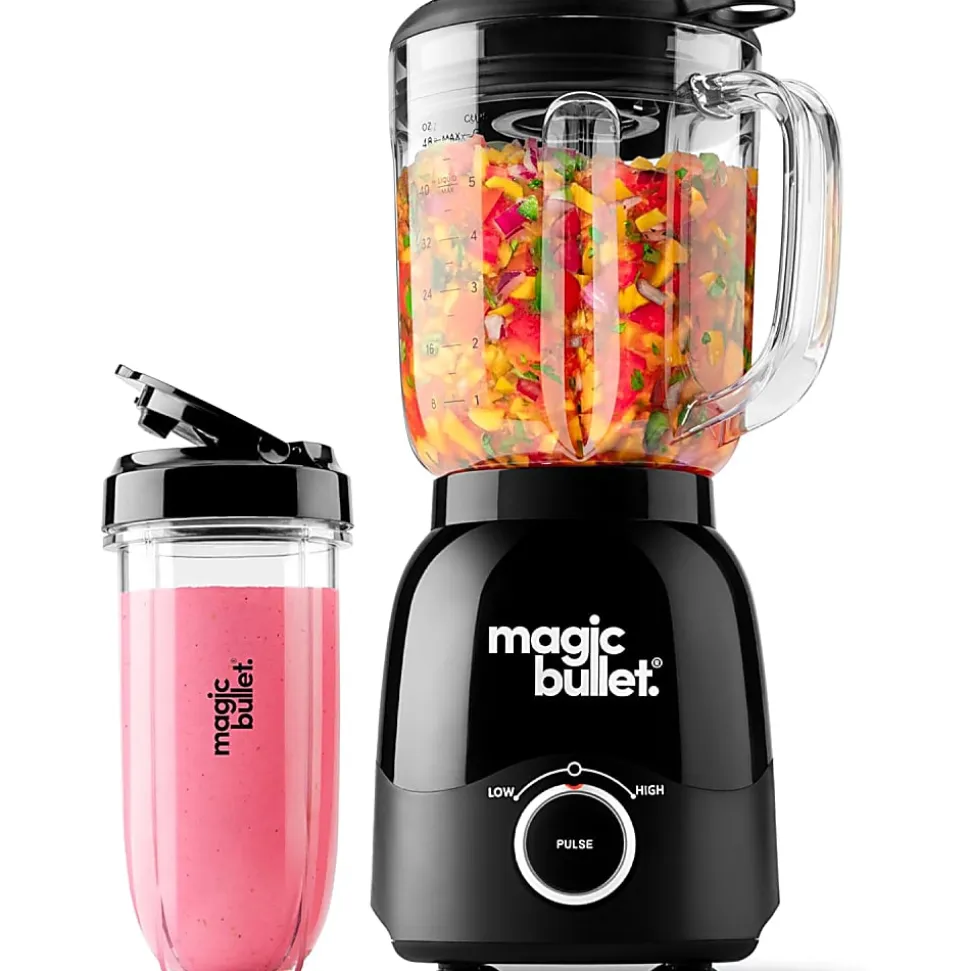 Magic Bullet Full Size Blender Combo, 48 Oz, Matte Black, Total Qty 1