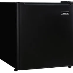 Magic Chef 1.7 cu. ft. Mini Refrigerator - 1.70 ft³ - Auto-defrost - Reversible - 1.70 ft³ Net Refrigerator Capacity - 245 kWh per Year - Black