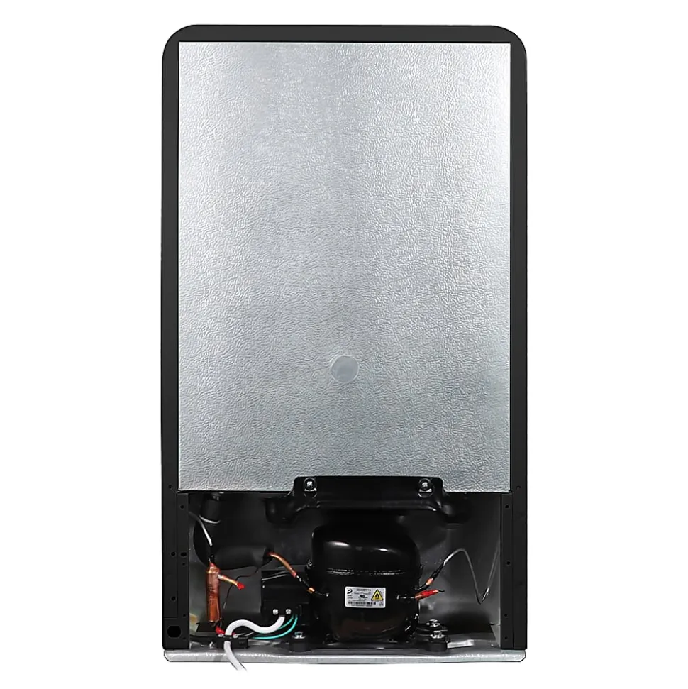 Magic Chef 3.2 Cu. Ft. Retro Mini Fridge With Manual Defrost, Black