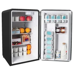 Magic Chef 3.2 Cu. Ft. Retro Mini Fridge With Manual Defrost, Black