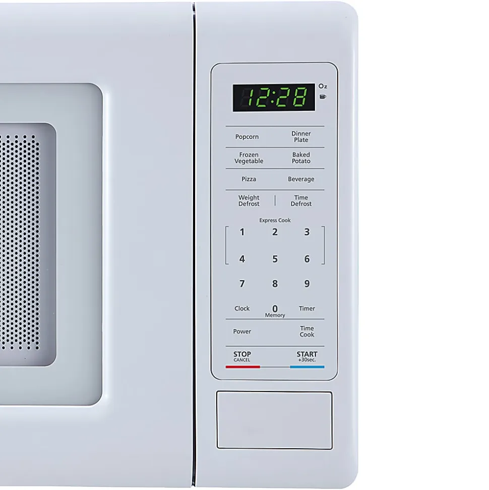 Magic Chef 0.7 Cu. Ft. 700W Countertop Digital Touch Microwave, White