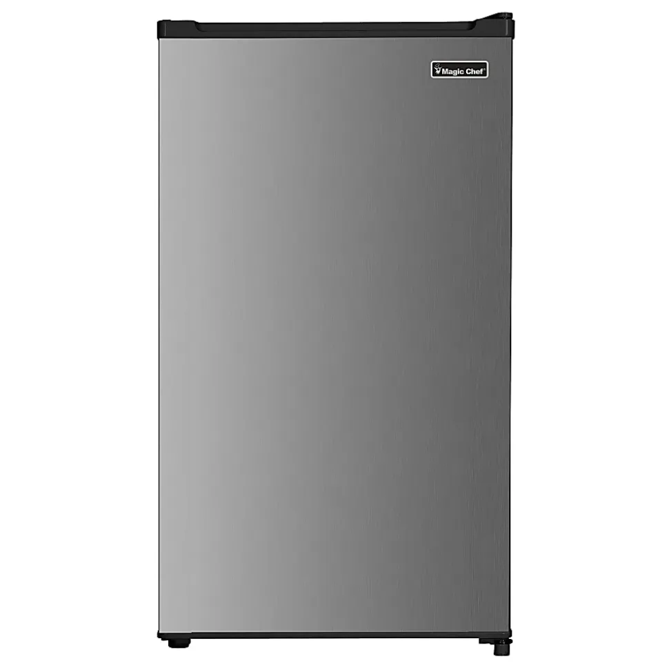 Magic Chef MCAR32PSE 3.2 Cu. Ft. Freezerless Mini Fridge, Silver