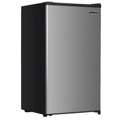 Magic Chef MCAR32PSE 3.2 Cu. Ft. Freezerless Mini Fridge, Silver