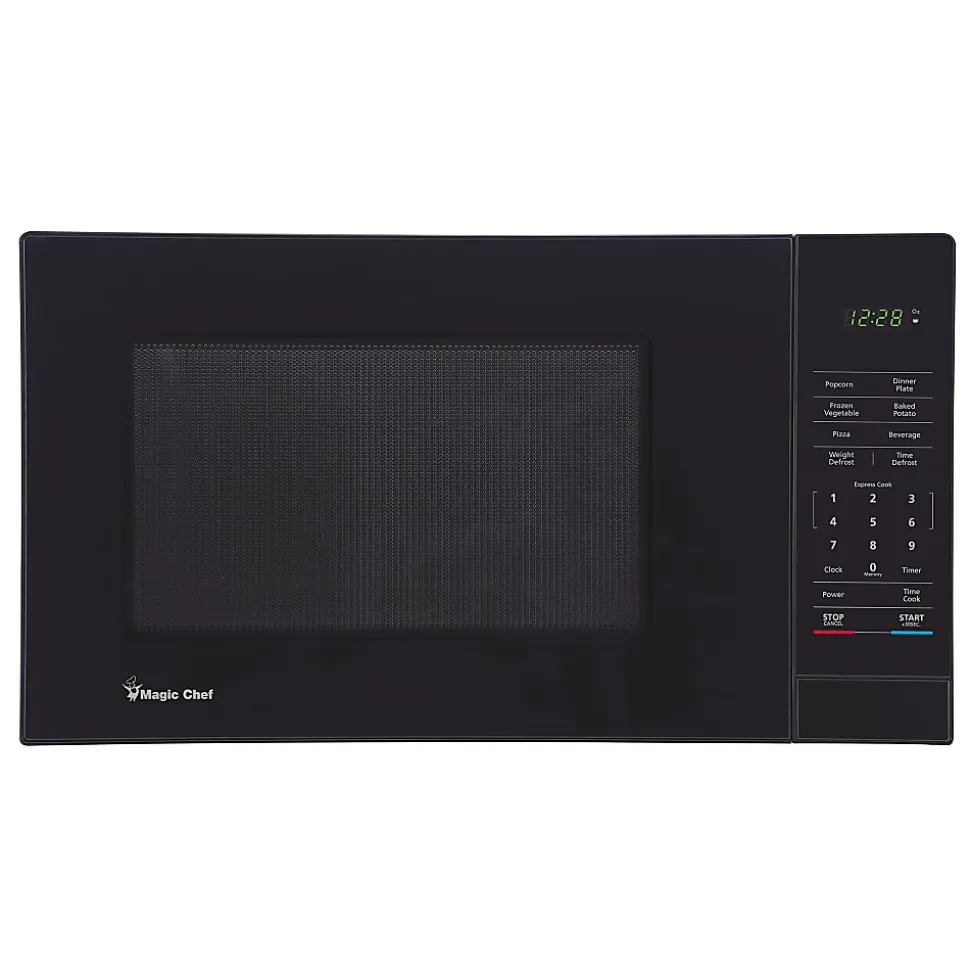 Magic Chef MC110MB 1.1 Cu. Ft. 1,000W Digital Touch Countertop Microwave, Black