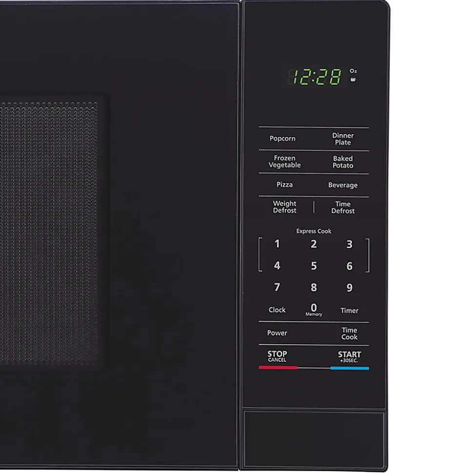 Magic Chef MC110MB 1.1 Cu. Ft. 1,000W Digital Touch Countertop Microwave, Black