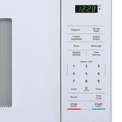 Magic Chef MC110MW 1.1 Cu. Ft. 1,000W Digital Touch Countertop Microwave, White