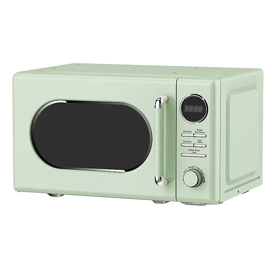 Magic Chef 700-Watt Retro Countertop Microwave, 0.7 Cu. Ft., Green