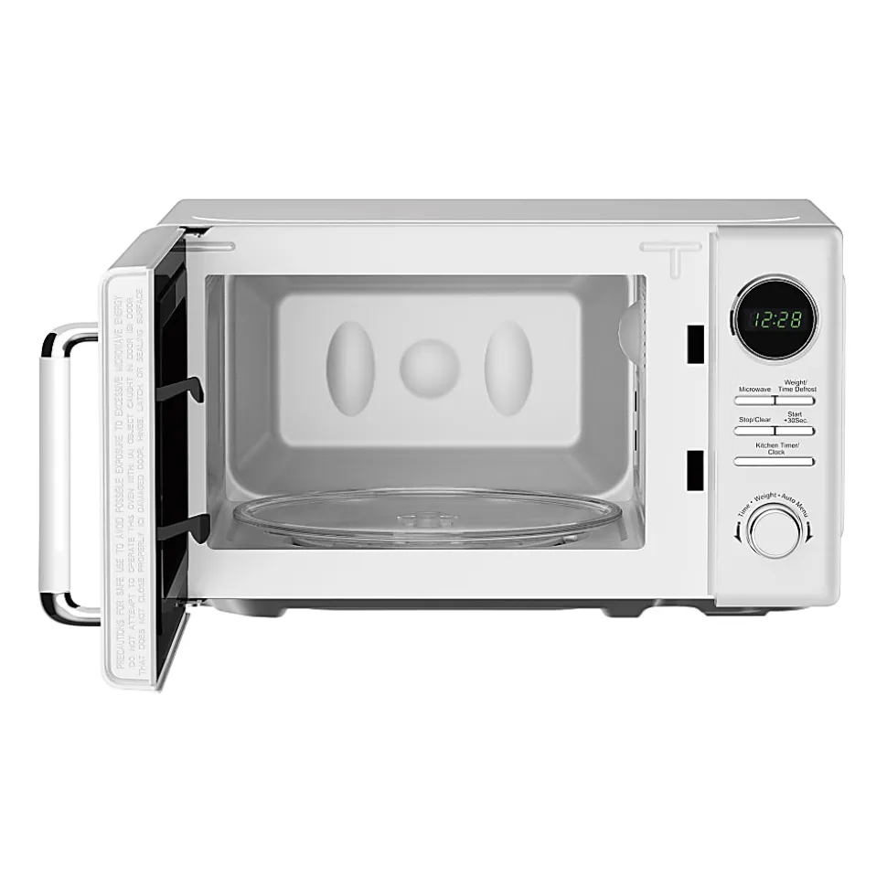 Magic Chef 700-Watt Retro Countertop Microwave, 0.7 Cu. Ft., White
