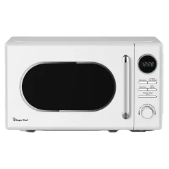 Magic Chef 700-Watt Retro Countertop Microwave, 0.7 Cu. Ft., White